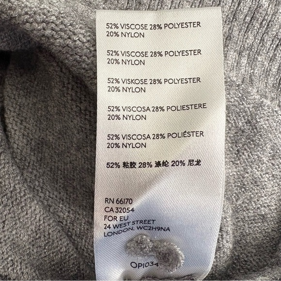 Anthropologie  Heather Gray Cowl Neck Sweater
Size 1X - Picture 6 of 6